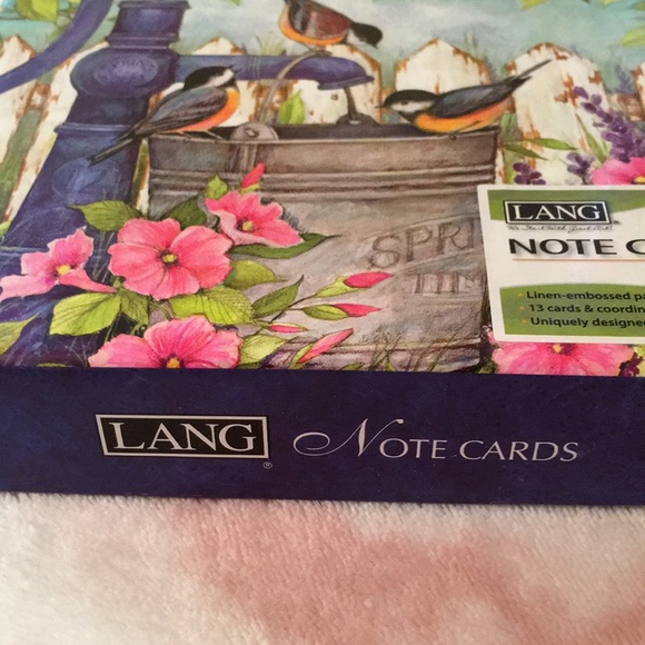 Garden Fountain Birds Boxed Notes Set of 13 NWT - Picture 3 of 11